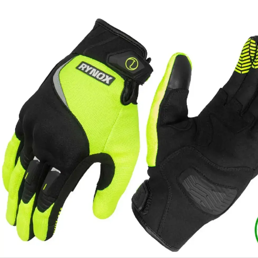 Buy Rynox Helium GT Motorsport Gloves Fluoro online at best price