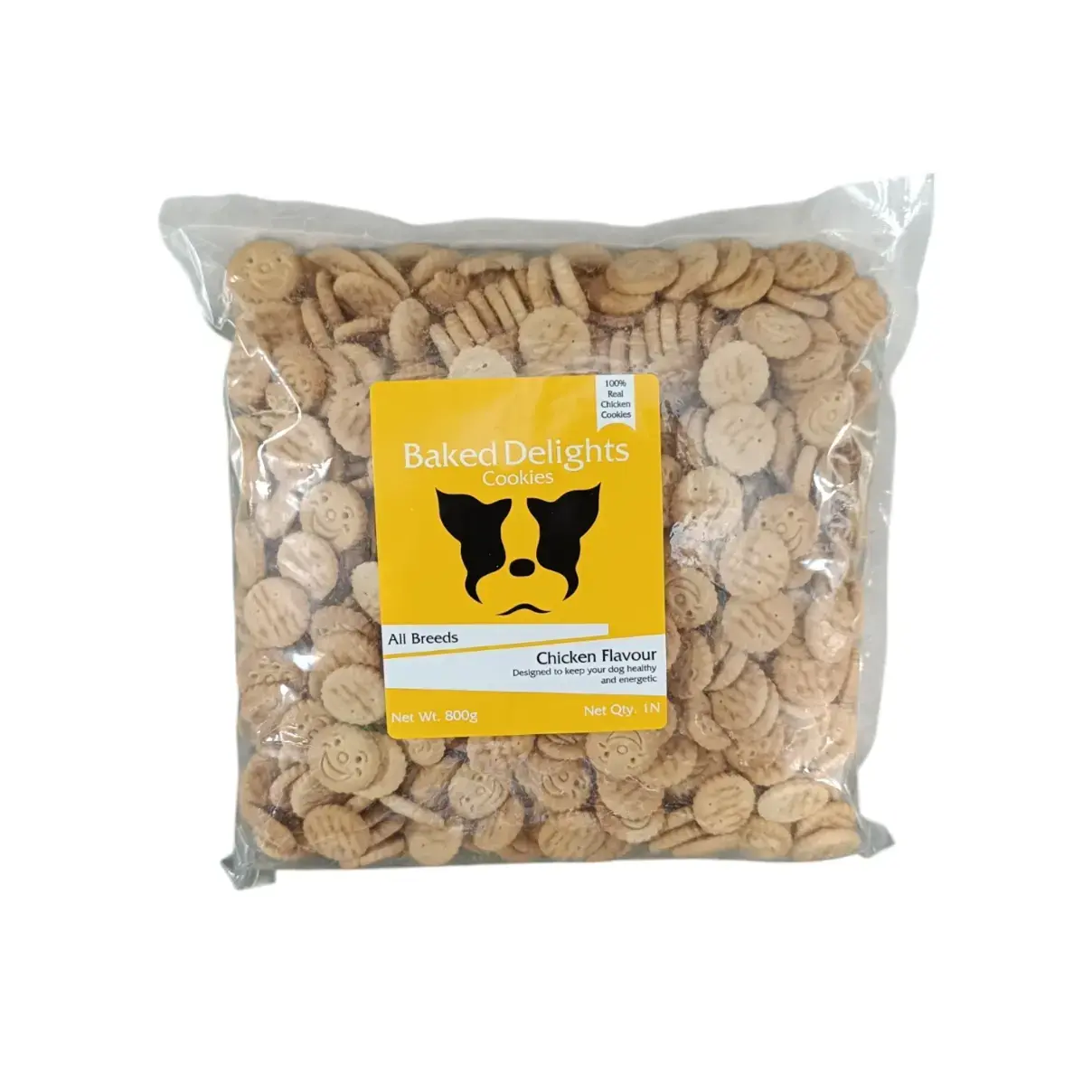 Baked Delights Dog Biscuits 800g – Crunchy Rounds