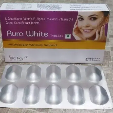 Aura White Tablets(Glutathione &Skin Brightening Tabs) - 1