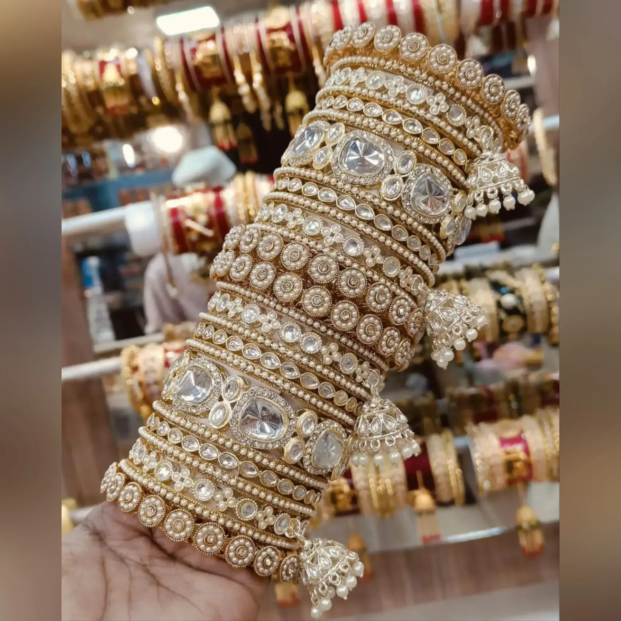 Bangle Set Chuda For Women Golden Chooda Set For Women Traditional