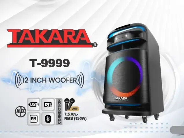 Buy Takara T 9999 Karaoke Party Speaker online at best price