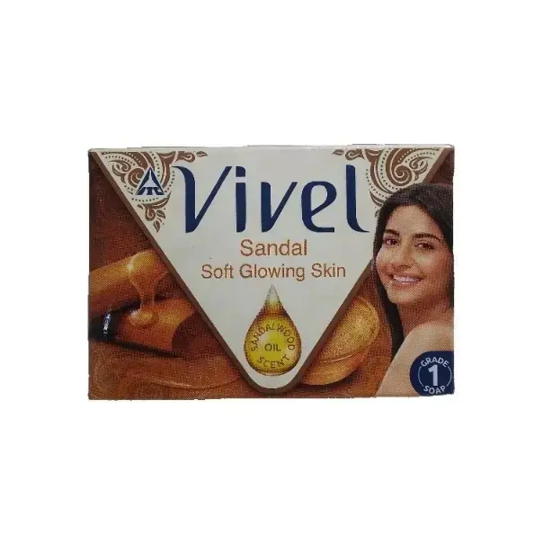 Vivel Sandal Soft Glowing Skin Soap (5 x 100gm) 