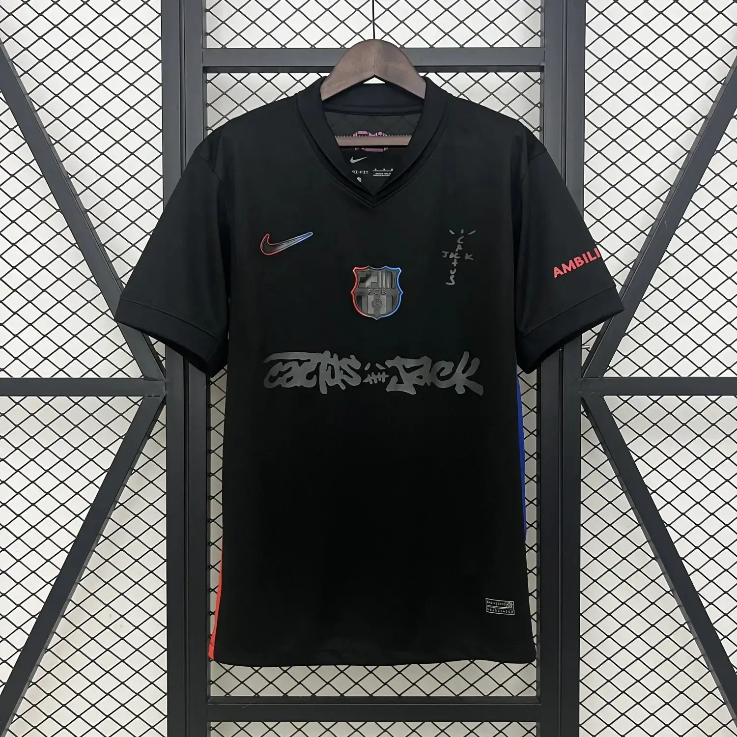 Buy FC Barcelona Away X Travis Scott (CACTUS JACK) Fan version 25