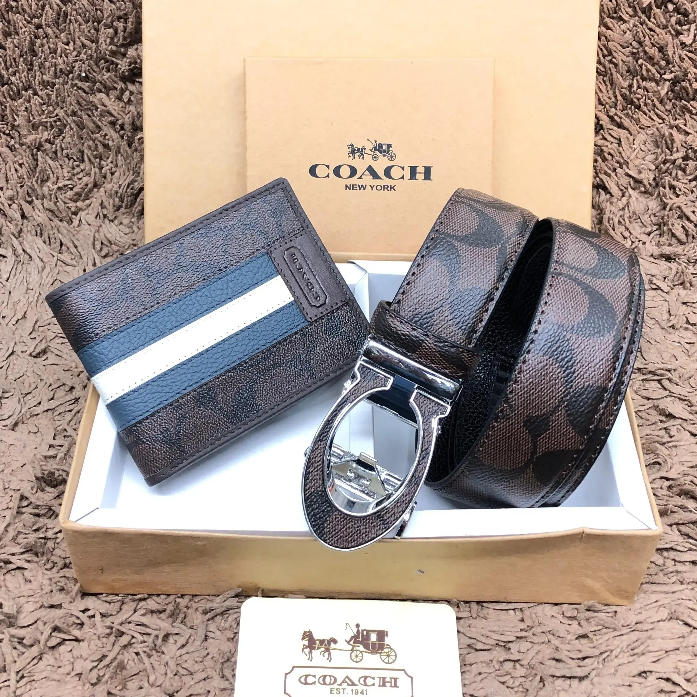 Coach Double C Belt Buckle Buy Coach Belt N Wallet Combo V2 Online