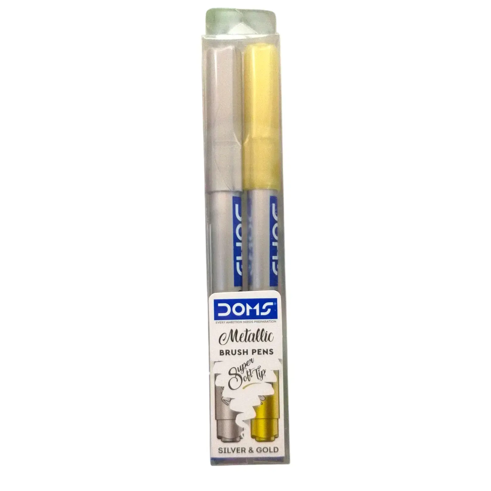 Doms Metallist Brush Pen Gold and Silver