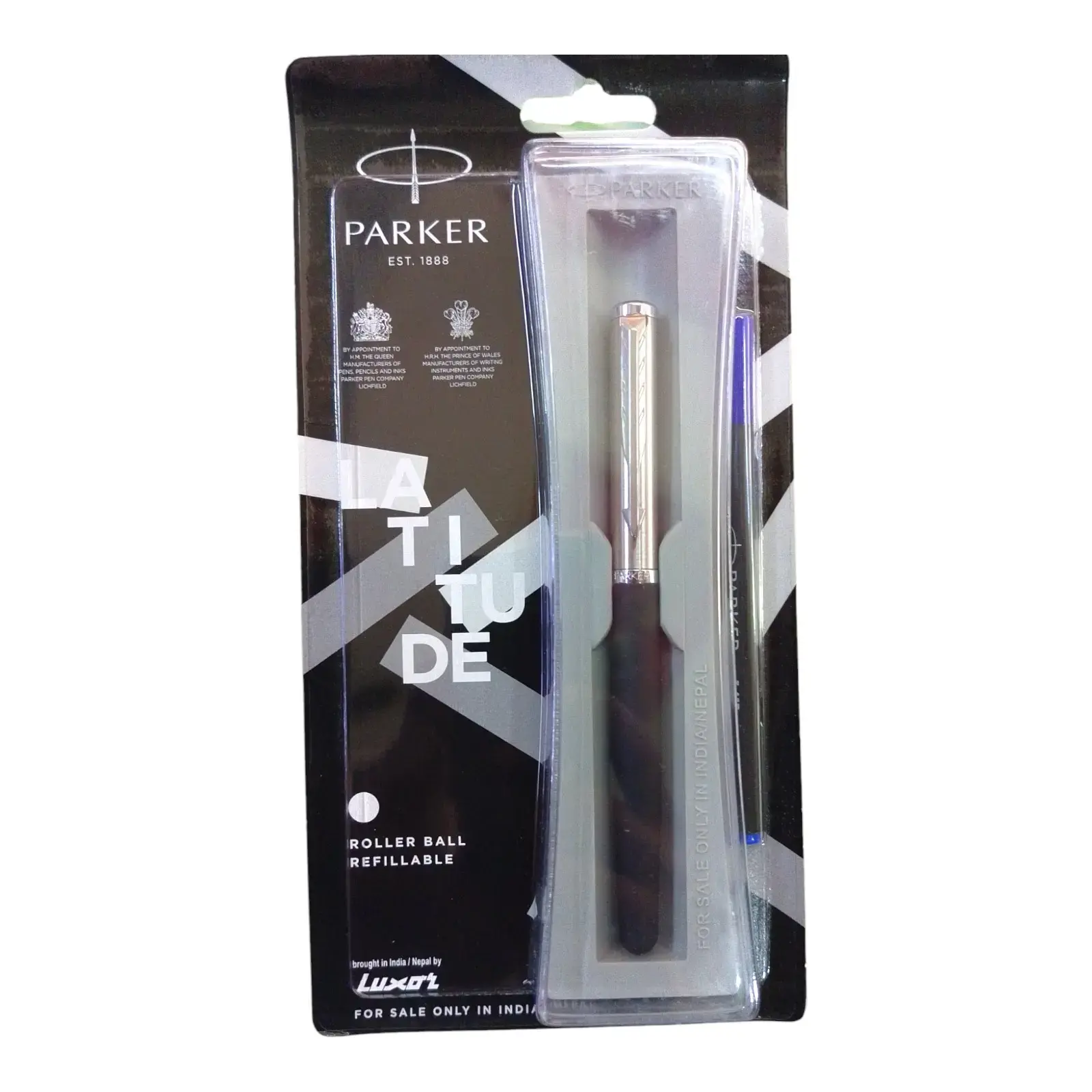 Parker Latitude Roller Ball Pen Silver