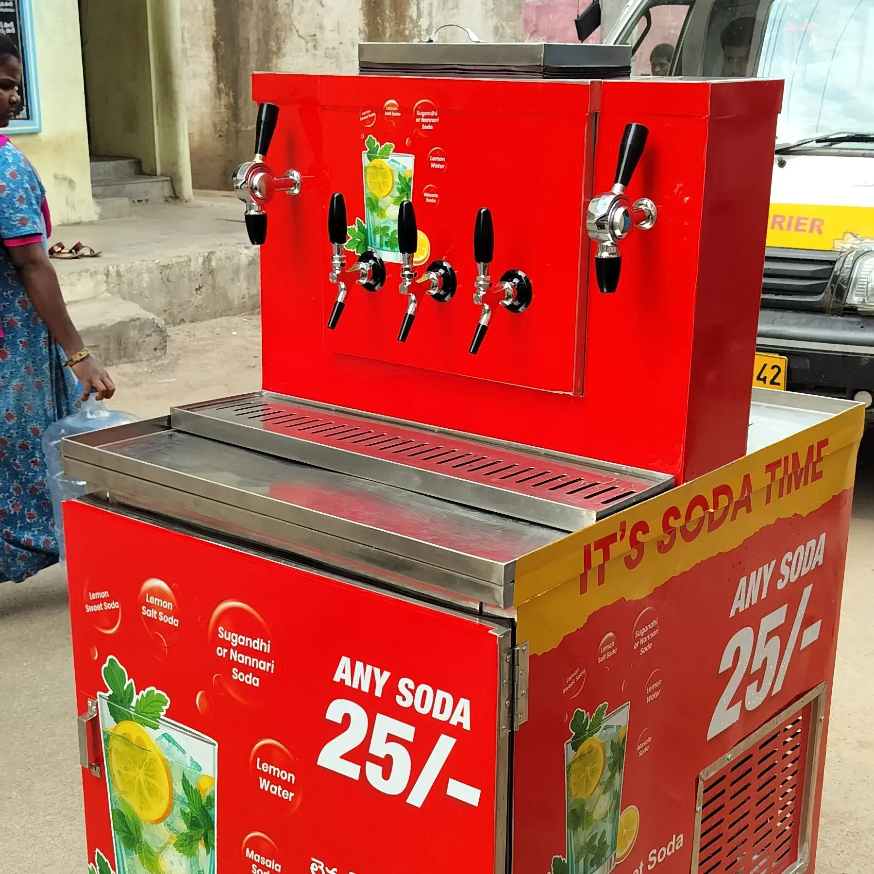 Buy Plain Soda With Three Taps Flavour Machine online at best