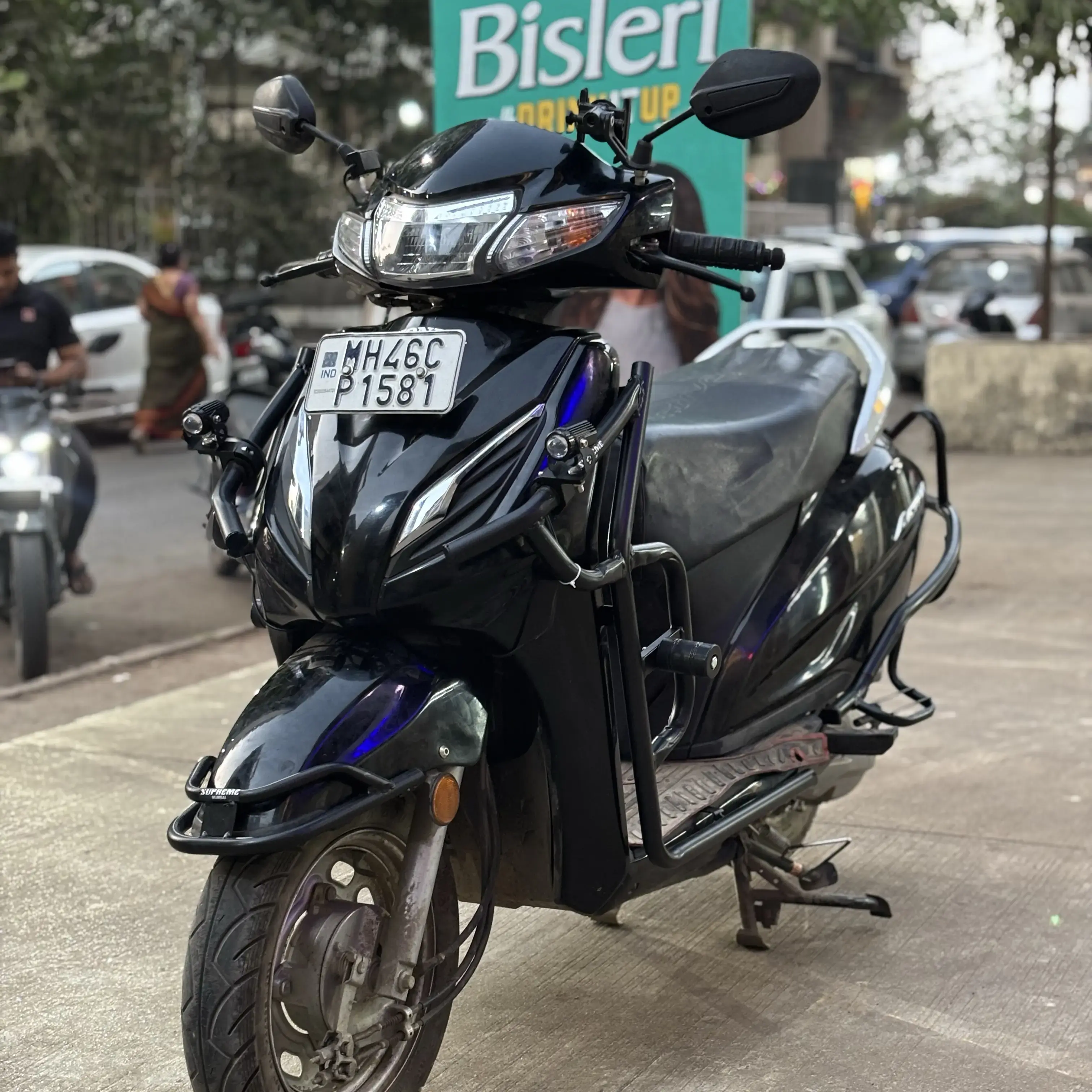 Steel Guard Kit Activa 6g Guard Price Activa 6g Guard Kit Black