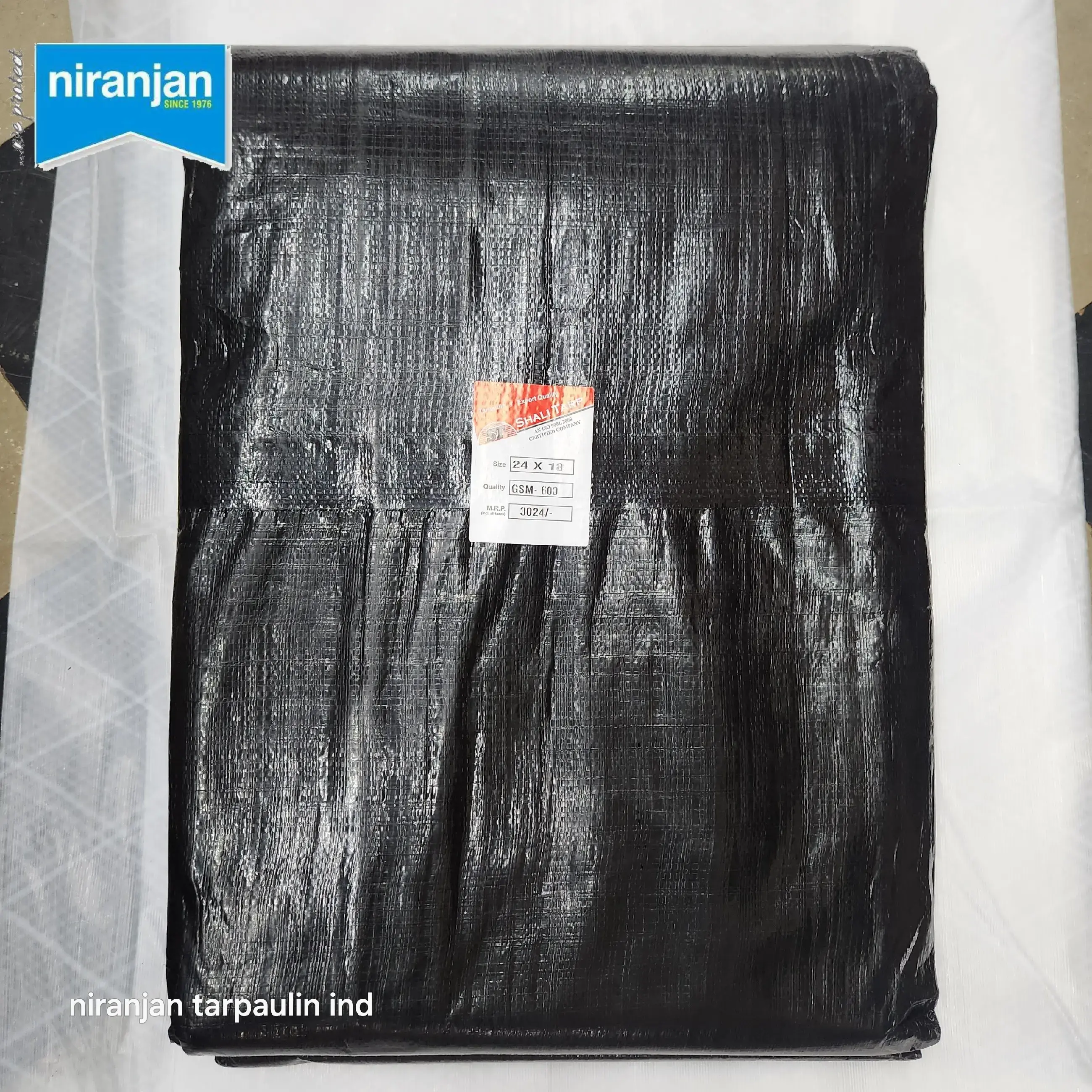 Buy Shali Tarp 600 Balck online at best price | niranjan tarpaulin