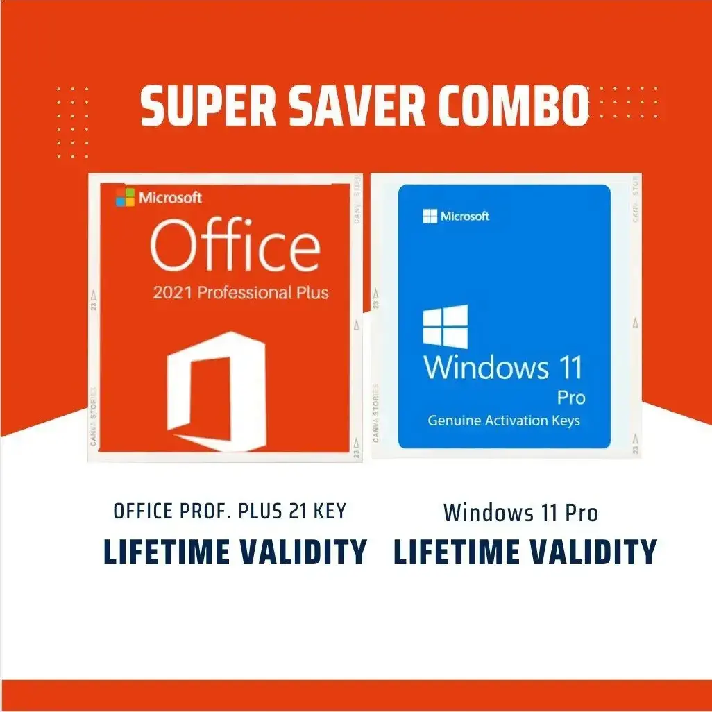 Windows 11 Pro + Office 2021 Pro Plus ( T- Activation) - 1