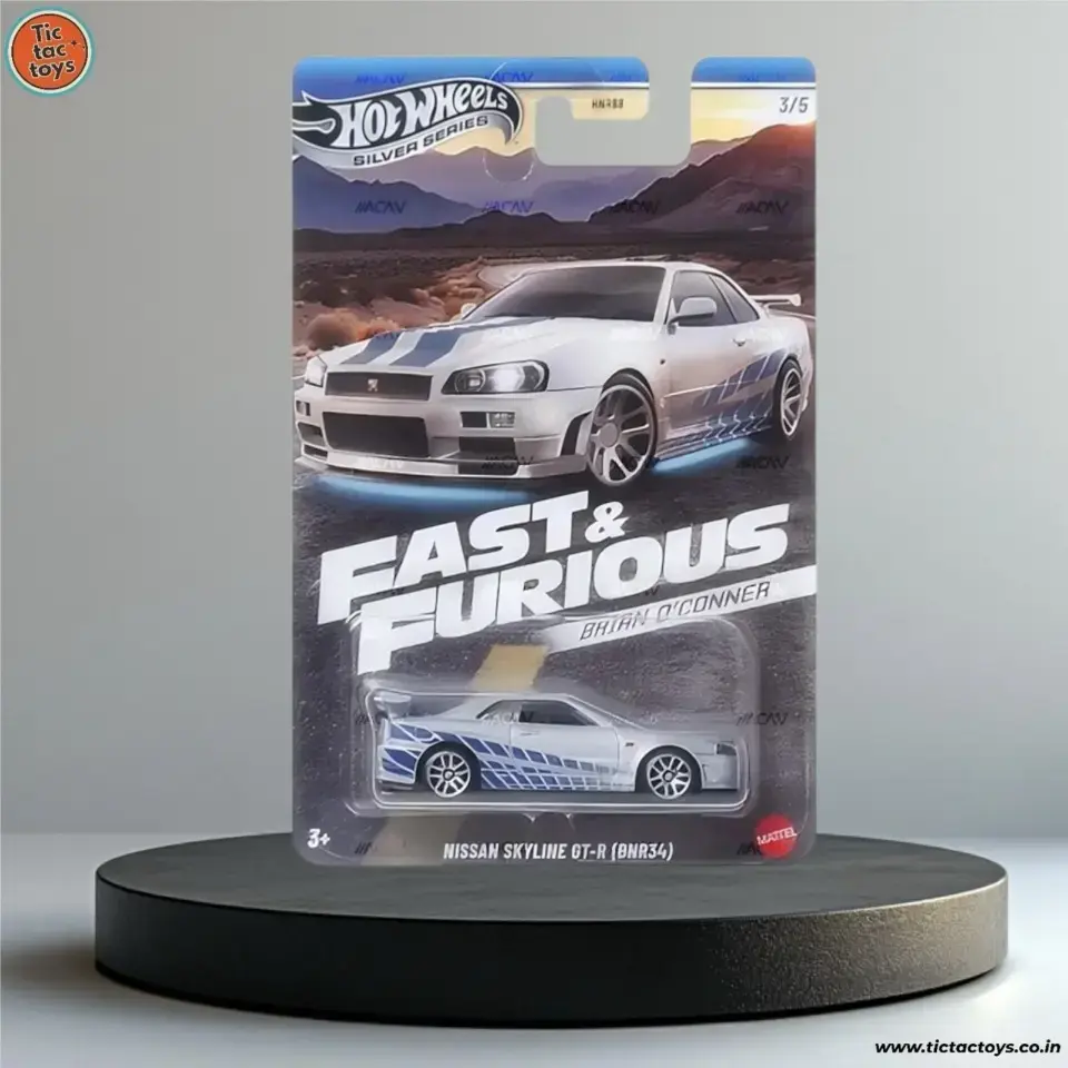 Buy Hot Wheels Fast & Furious Nissan Skyline GT-R (BNR34) (Grey