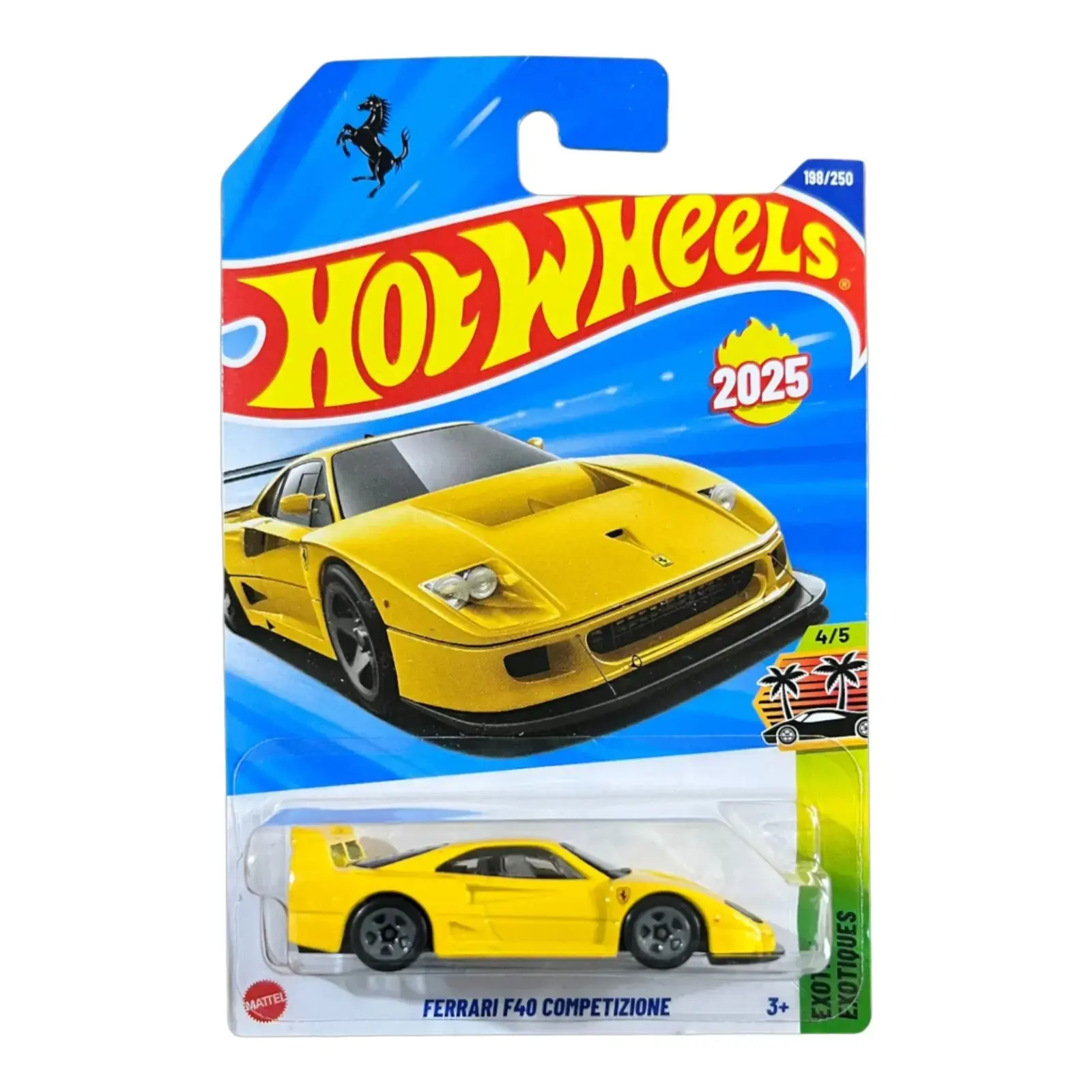 Buy Hot Wheels Ferrari F40 Competizione (Yellow) 2025 Card online