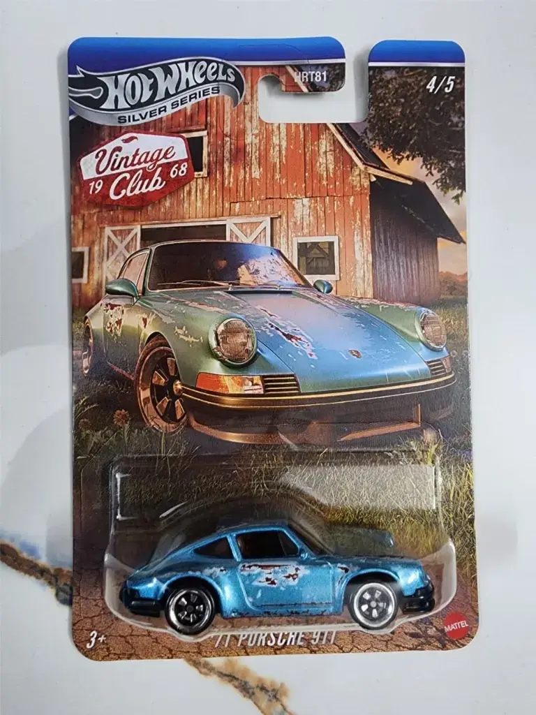 Buy Hot Wheels Silver Series 71 Porsche 911 Vintage Club Blue