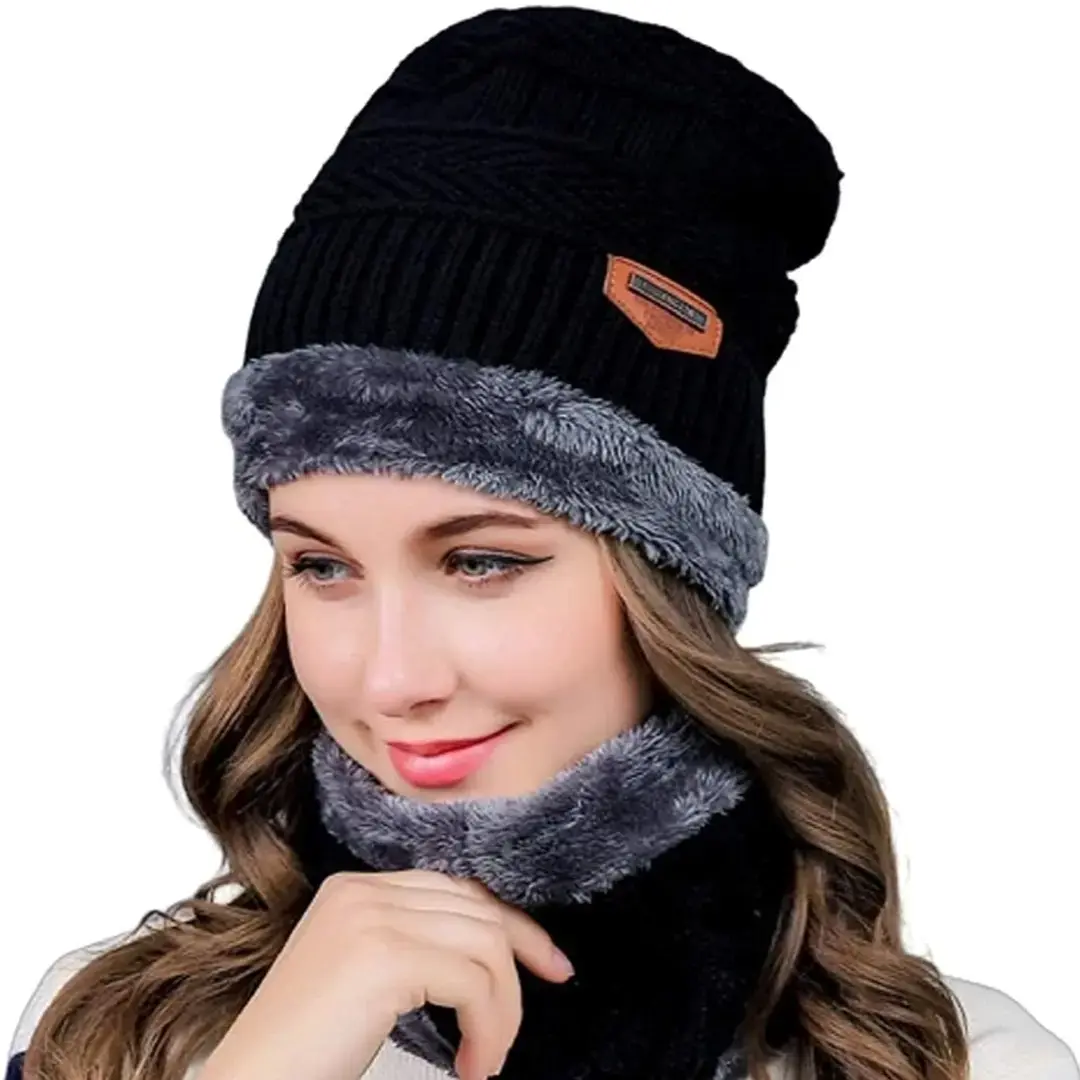 Buy Cap Scarf Set online at best price | classic 99Store