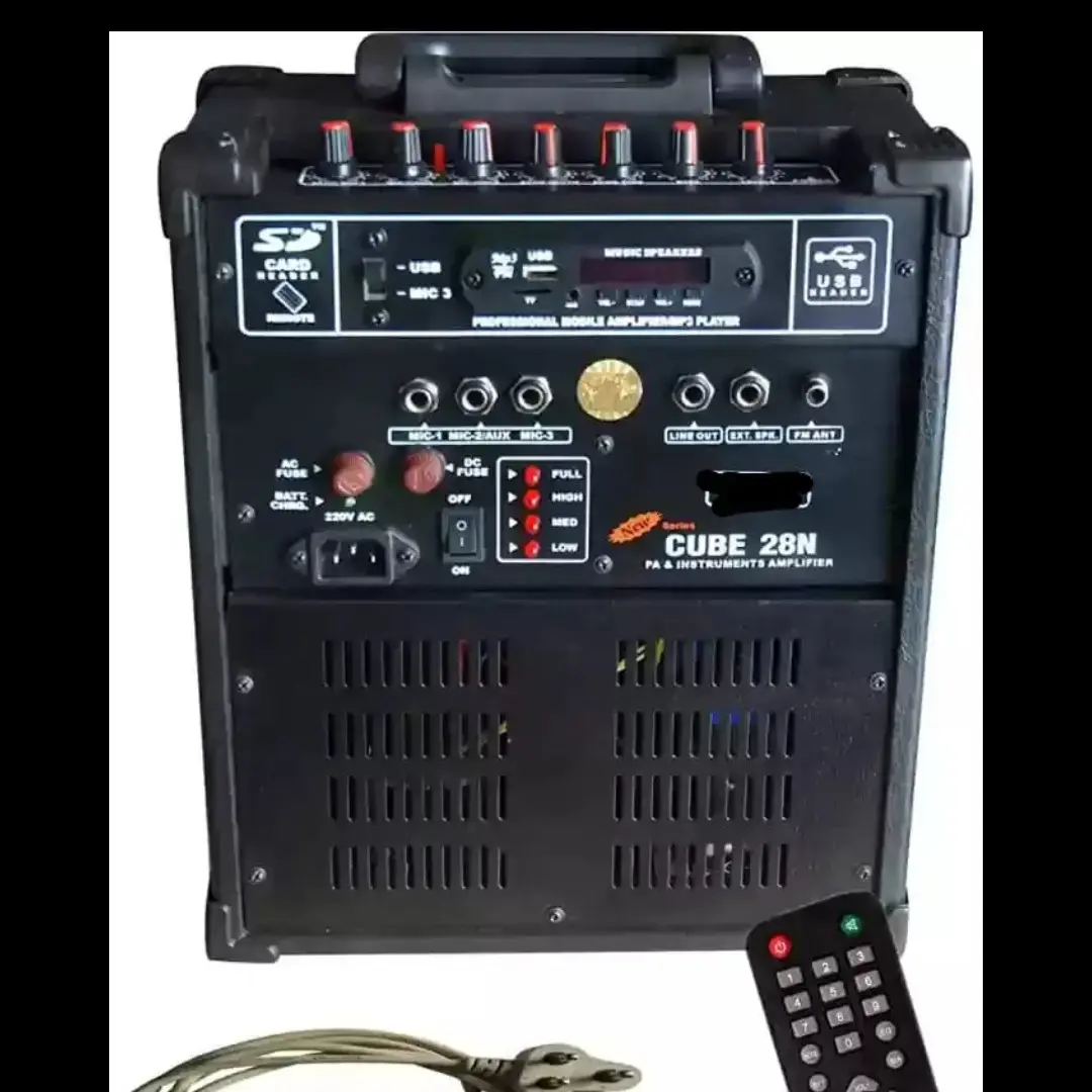 cube 28 wirh battery amplifier at best price KD TRADING