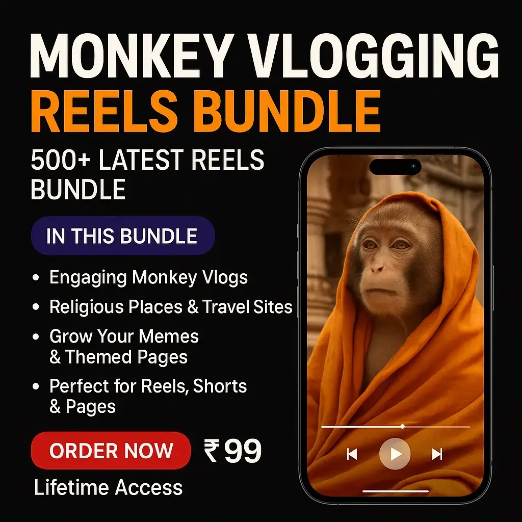 Monkey vlogging Bundle