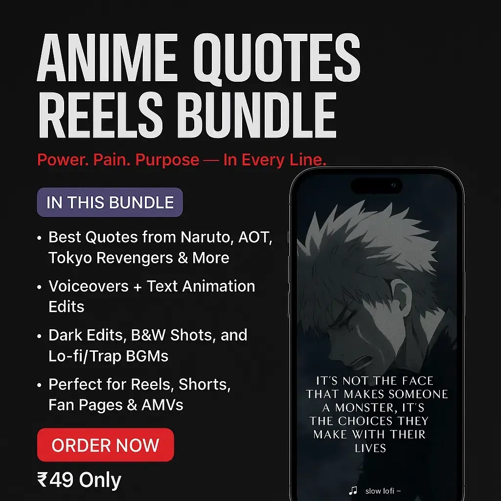 Anime quotes pack