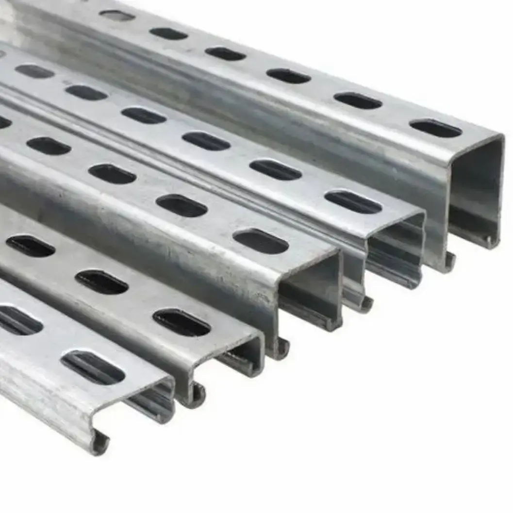 Galvanized Slotted C Channel - 1