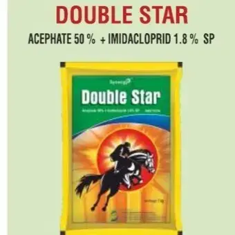 SYNERGY Double Star Acephate 50% + Imidiacloprid 1.8% SP