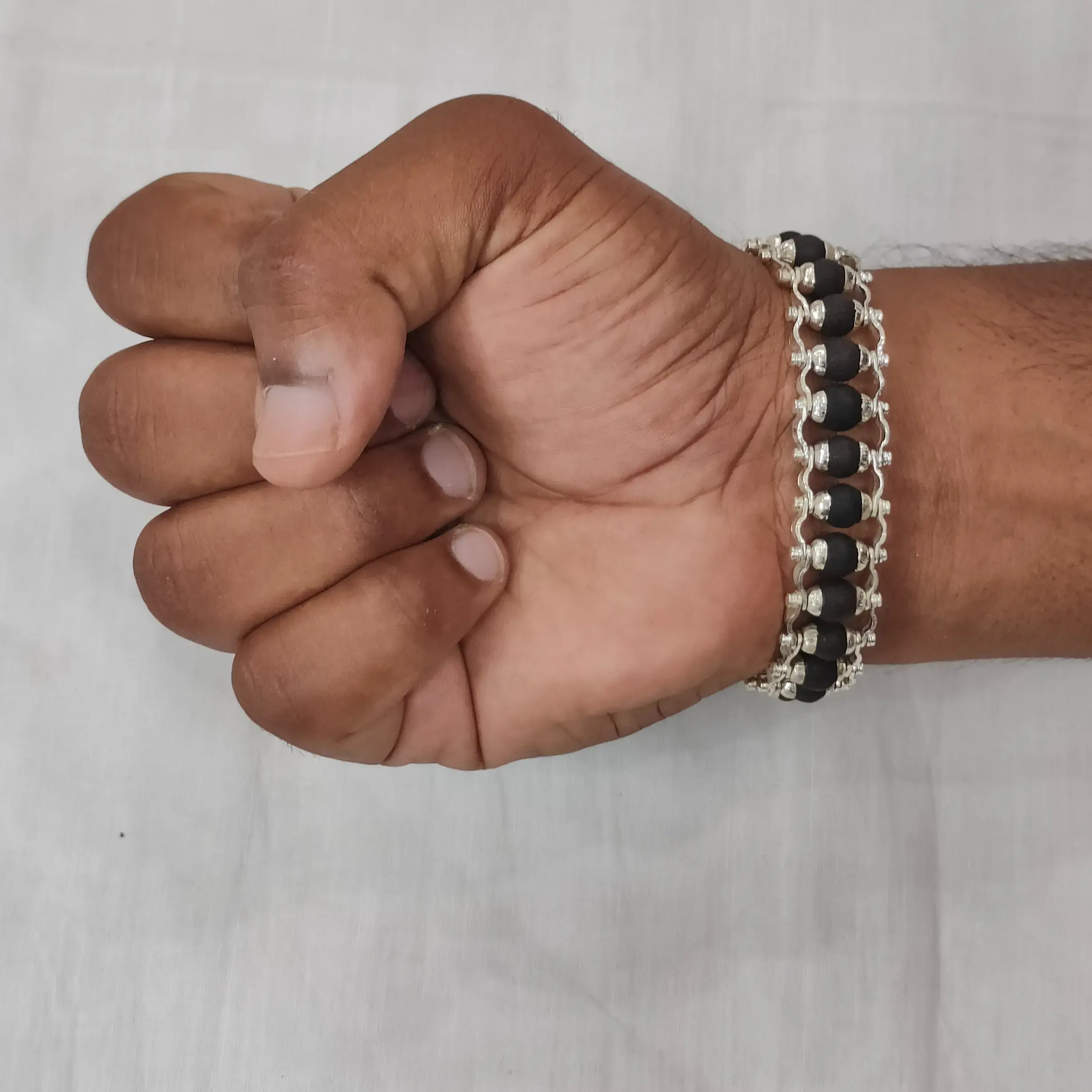 Kambala Sterling Silver Bracelet plated in 18K Gold main image 1