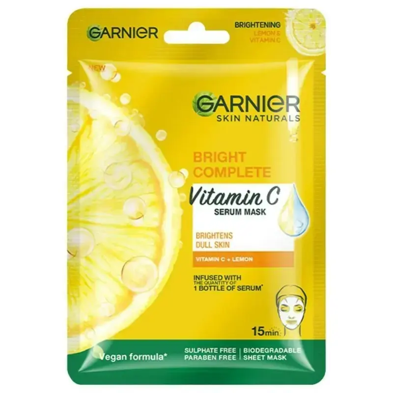 Garnier Bright Complete Vitamin C Serum Mask 28 g - 1