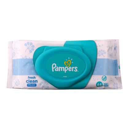 Pampers Fresh Clean Baby Wipes 64 pcs