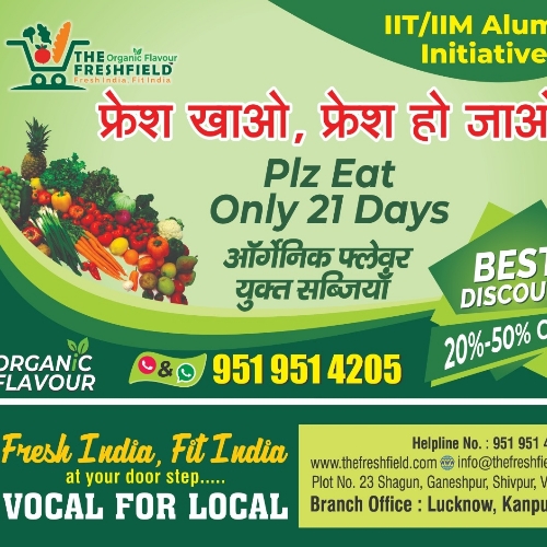 Thefreshfield Online store for Fresh Organic Vegetables Order Online