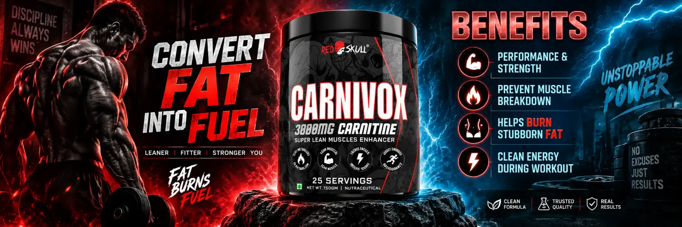 CARNIVOX L-Carnitine Supplement – Premium Fitness & Workout Supplement | Way of Nutrition