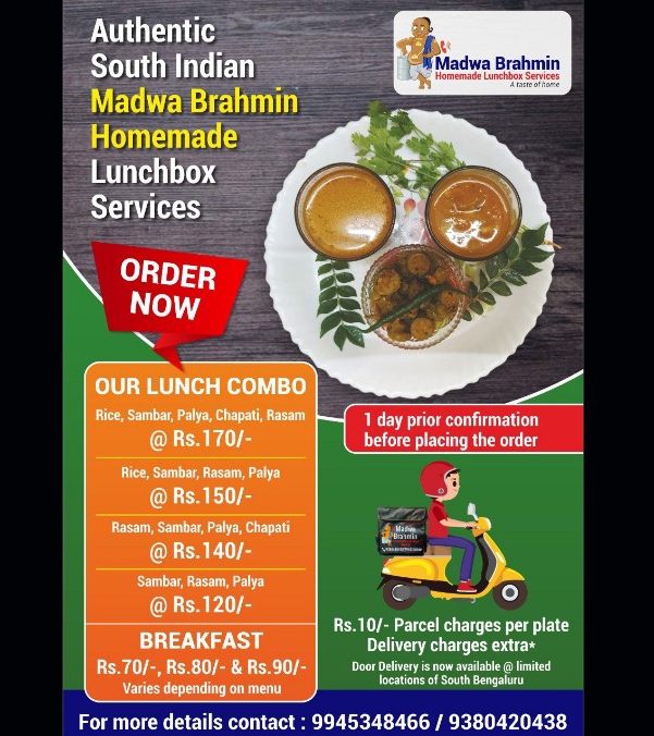 madwa-brahmin-homemade-lunchbox-services-bengaluru-order-online