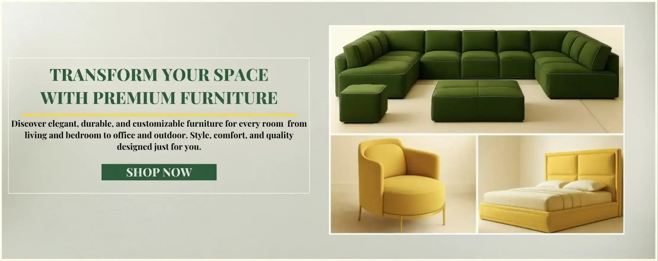 Elegance and comfort in living room furniture