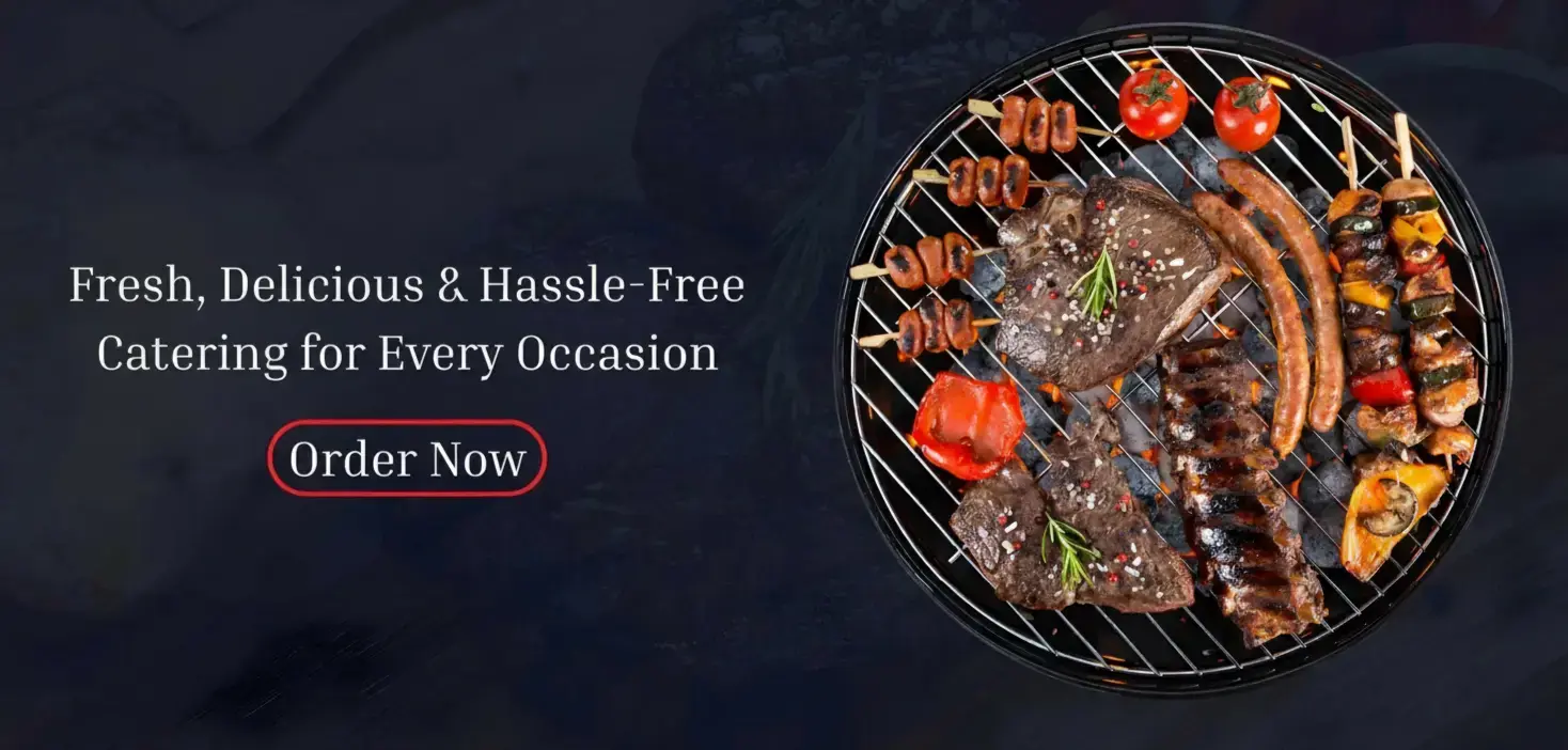 Elegant catering setup for corporate events