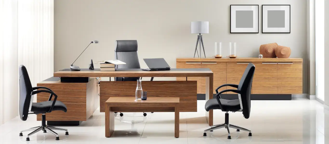 Modular furniture in a modern living room setting