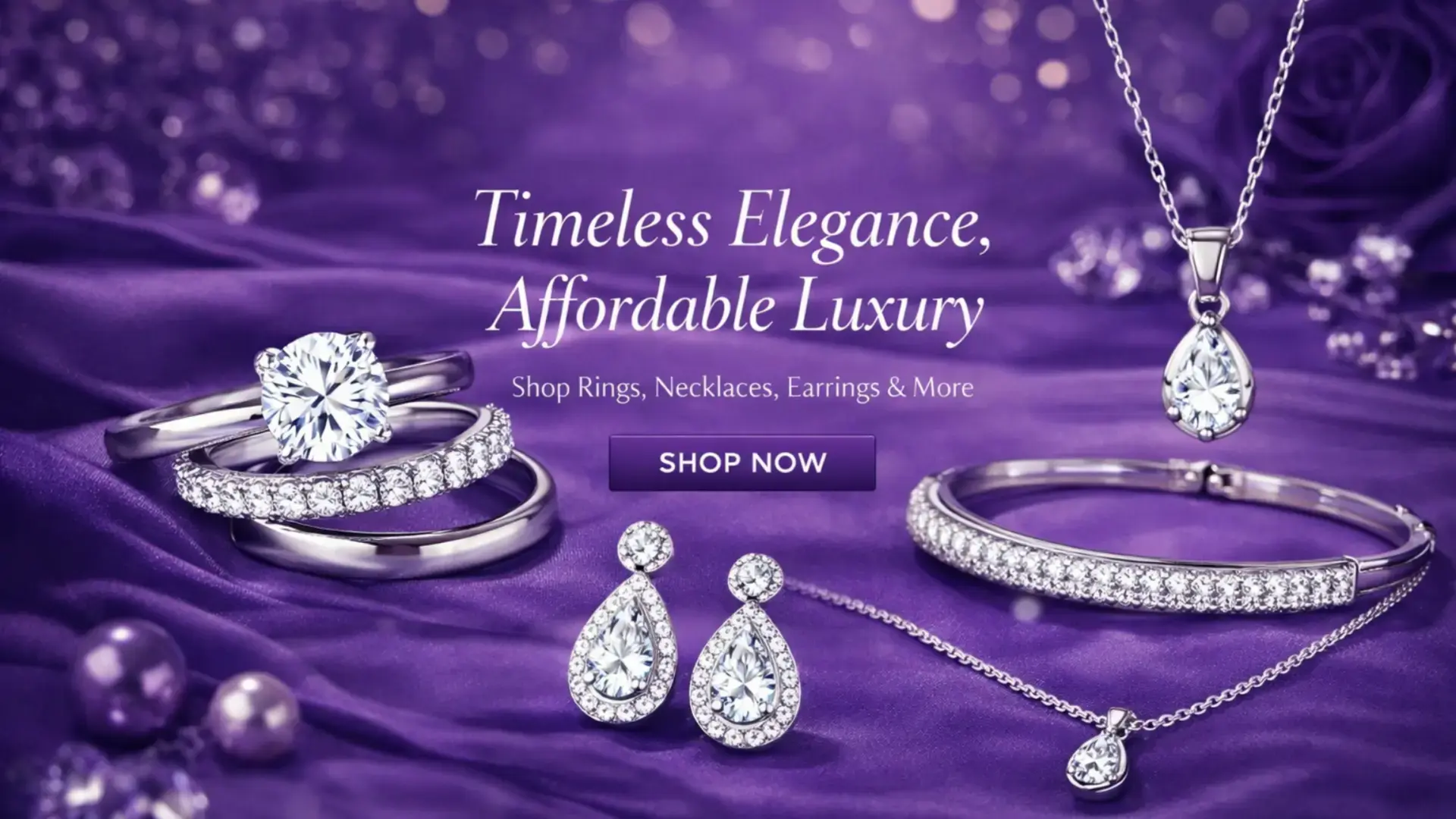 Luxury jewelry collection featuring premium craftsmanship