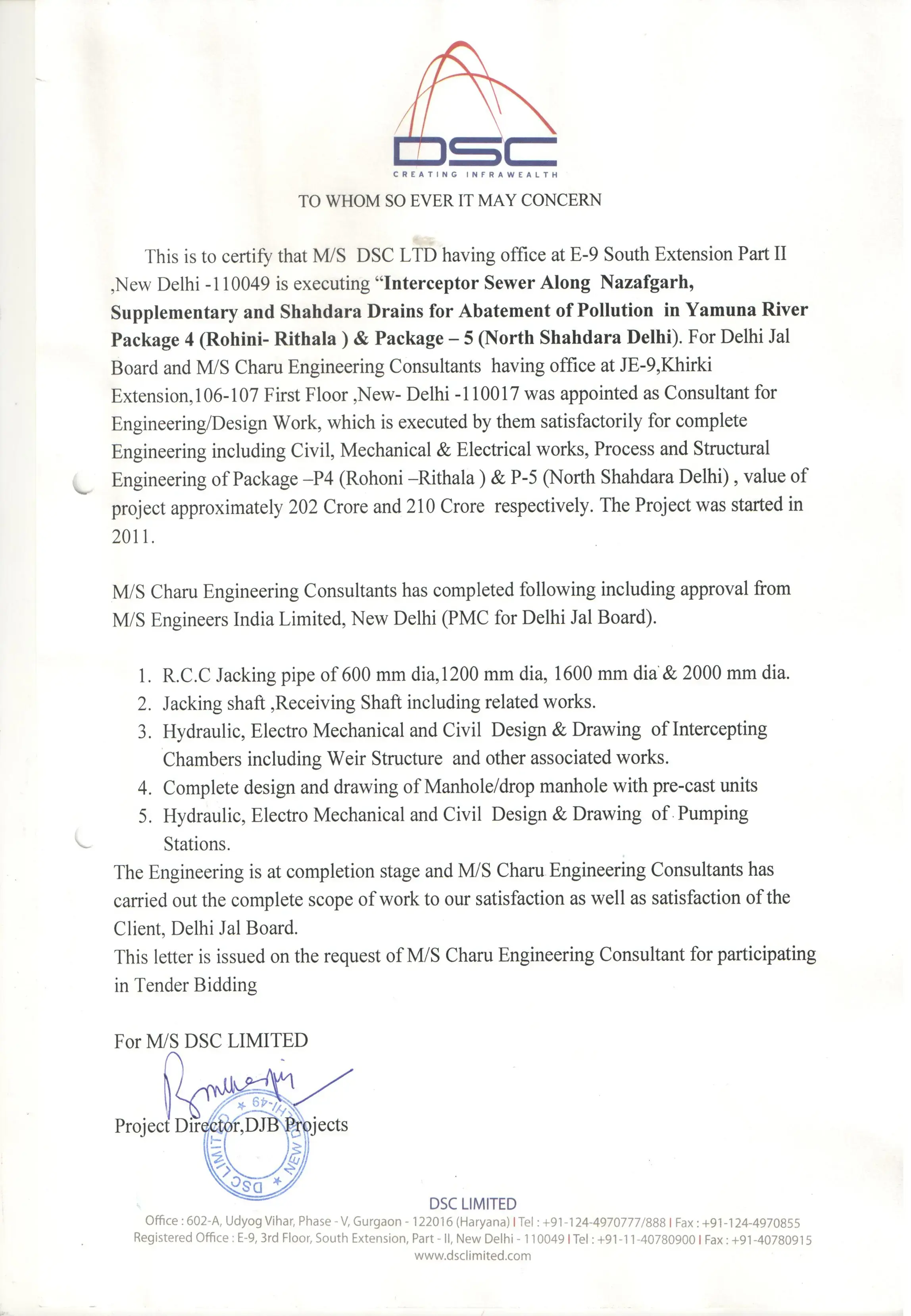 Environmental Sustainability Certificate