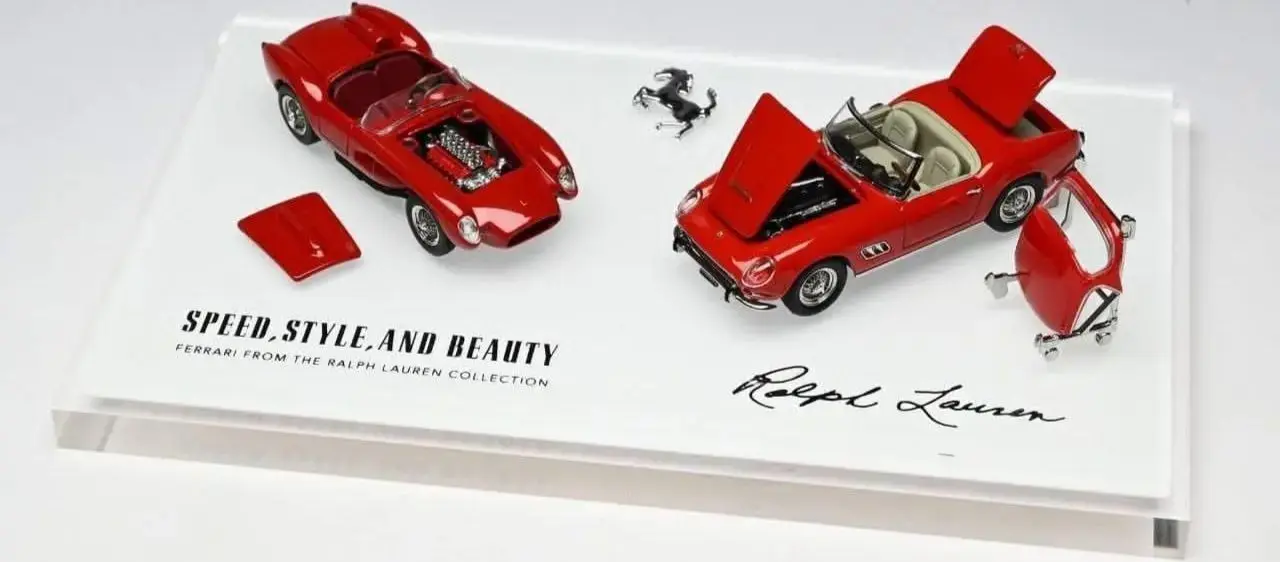 High-quality car toys on a racing track