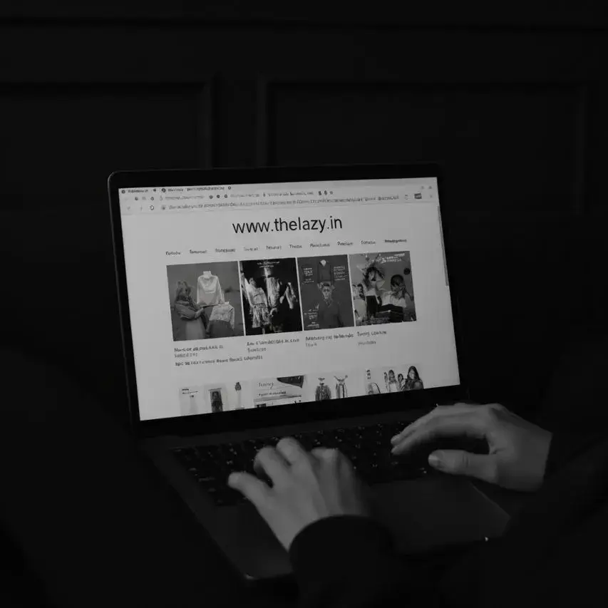 Elegant clothing pieces displayed in a stylish setting