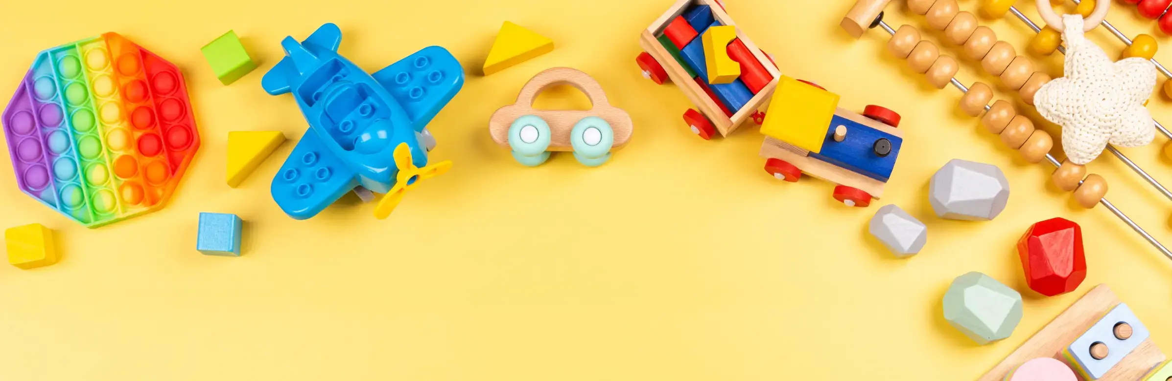 Wide variety of toys and stationeries on display