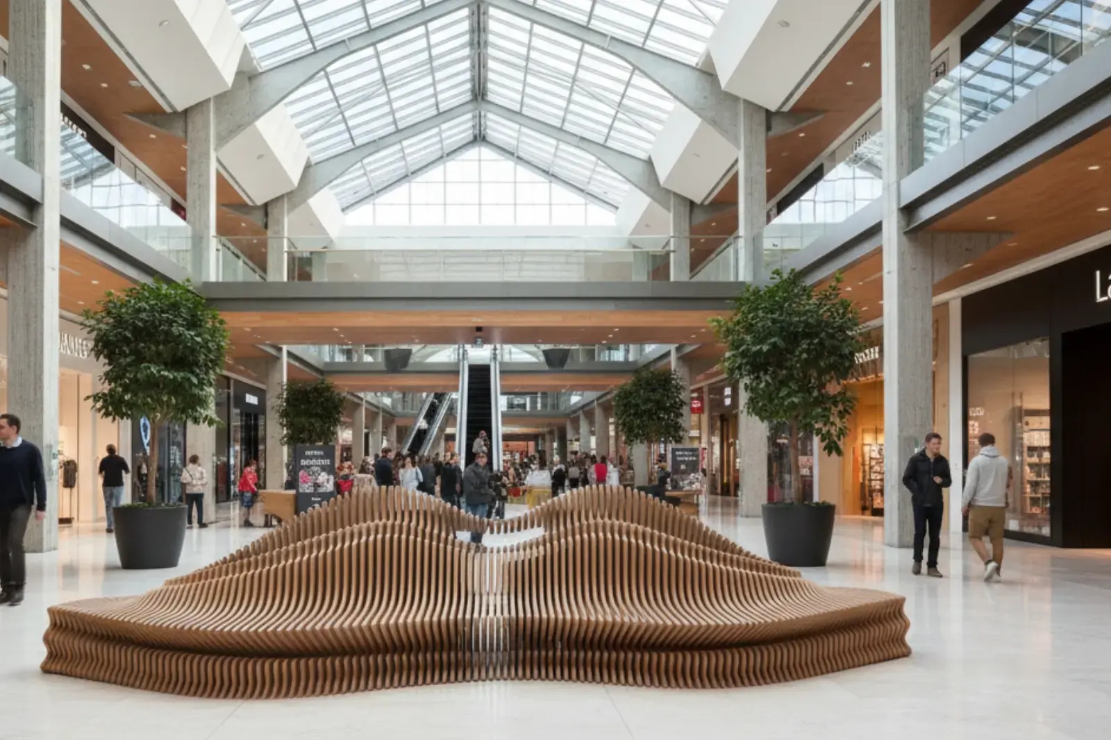 Modern architecture with parametric design