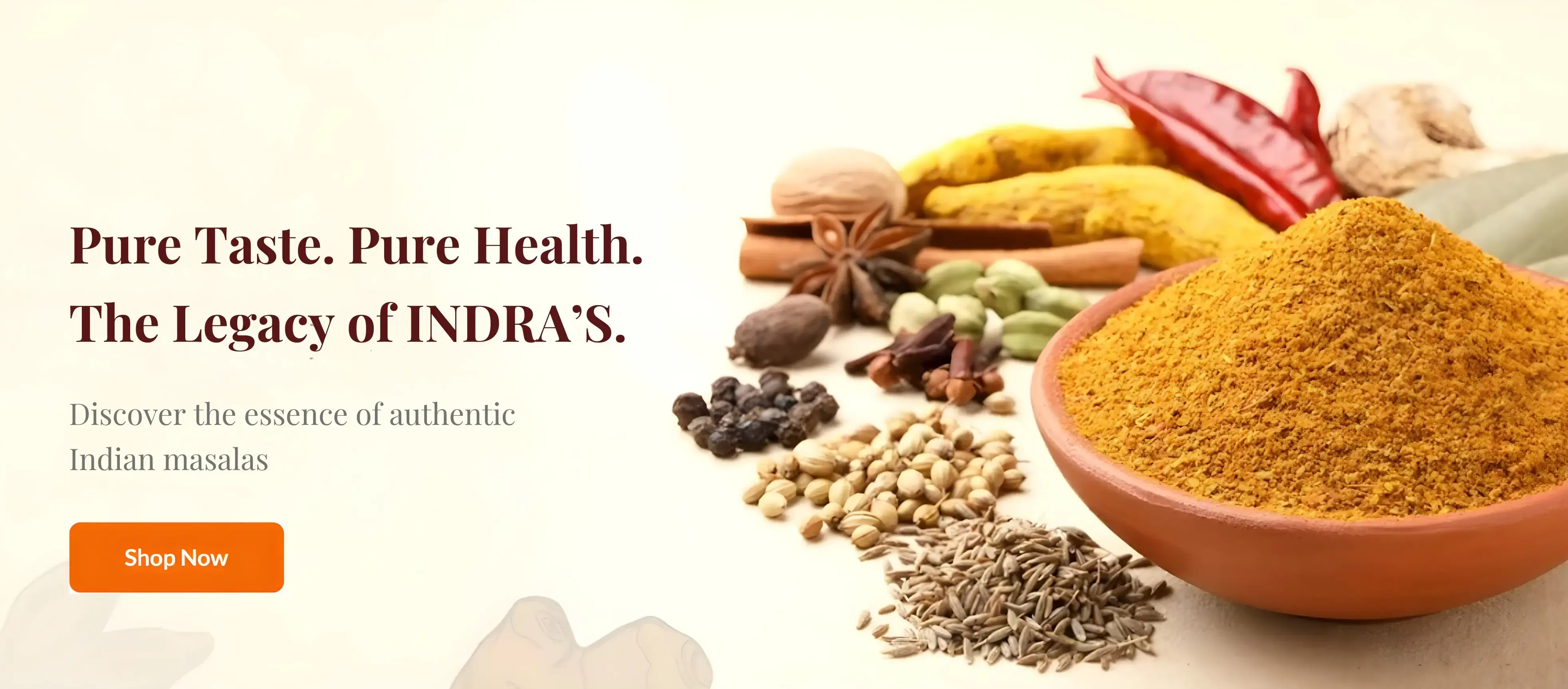 Organic spices and health supplements from INDRA’S
