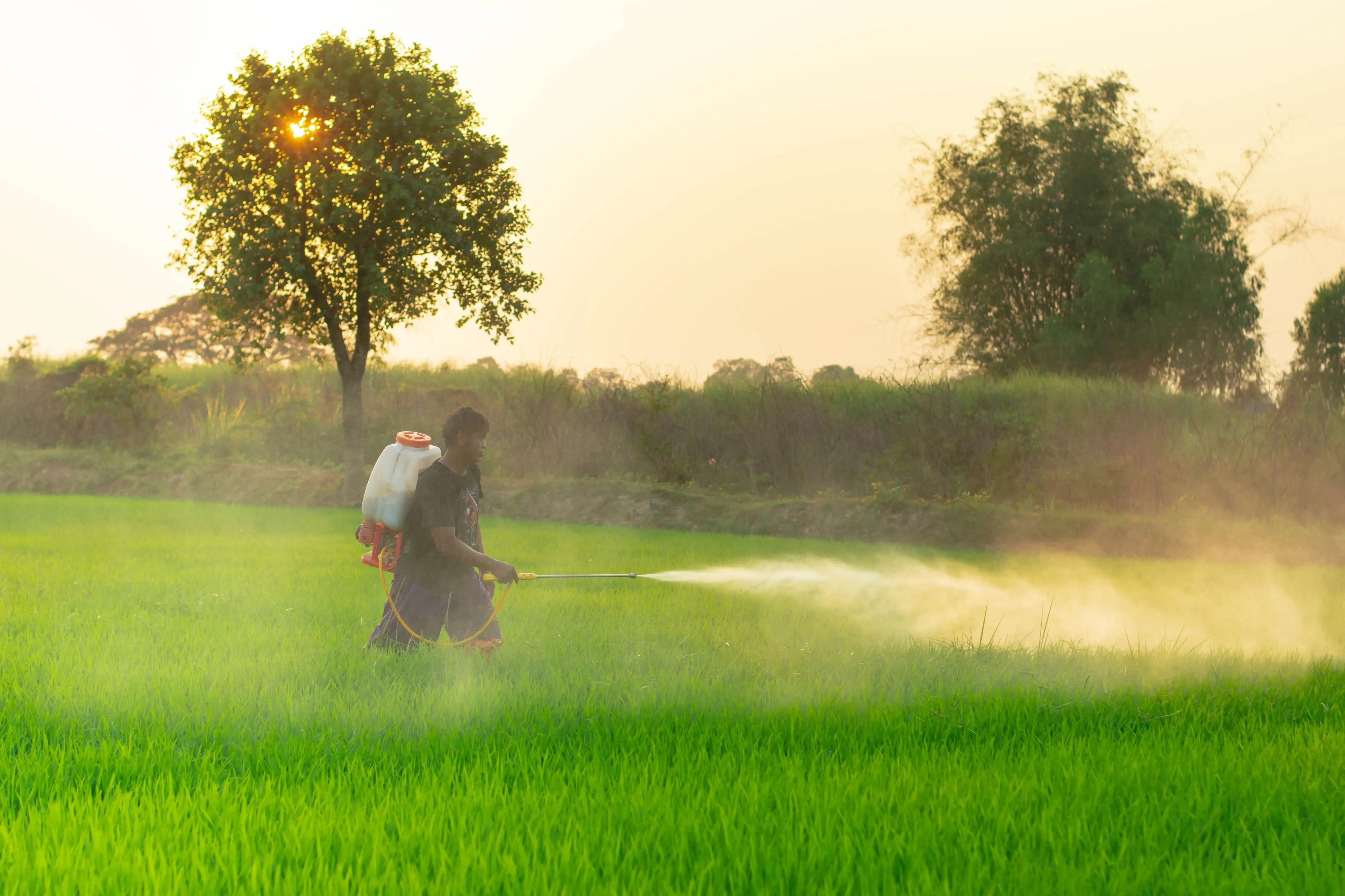 Durable farm equipment in a field setting