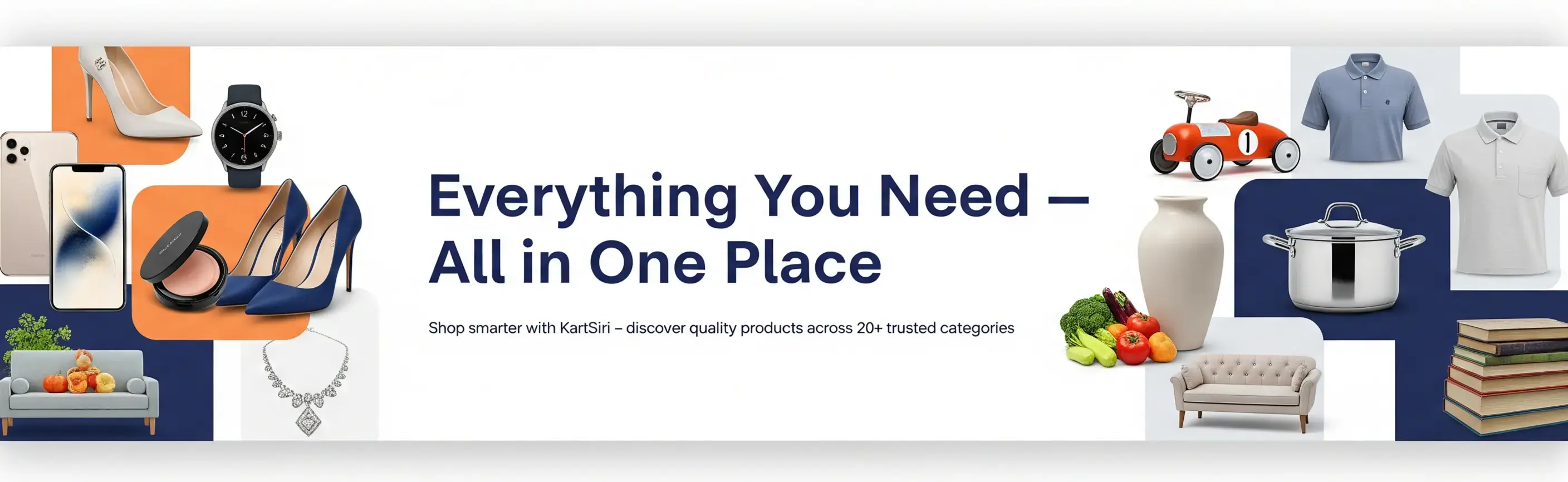 Wide variety of products on KartSiri