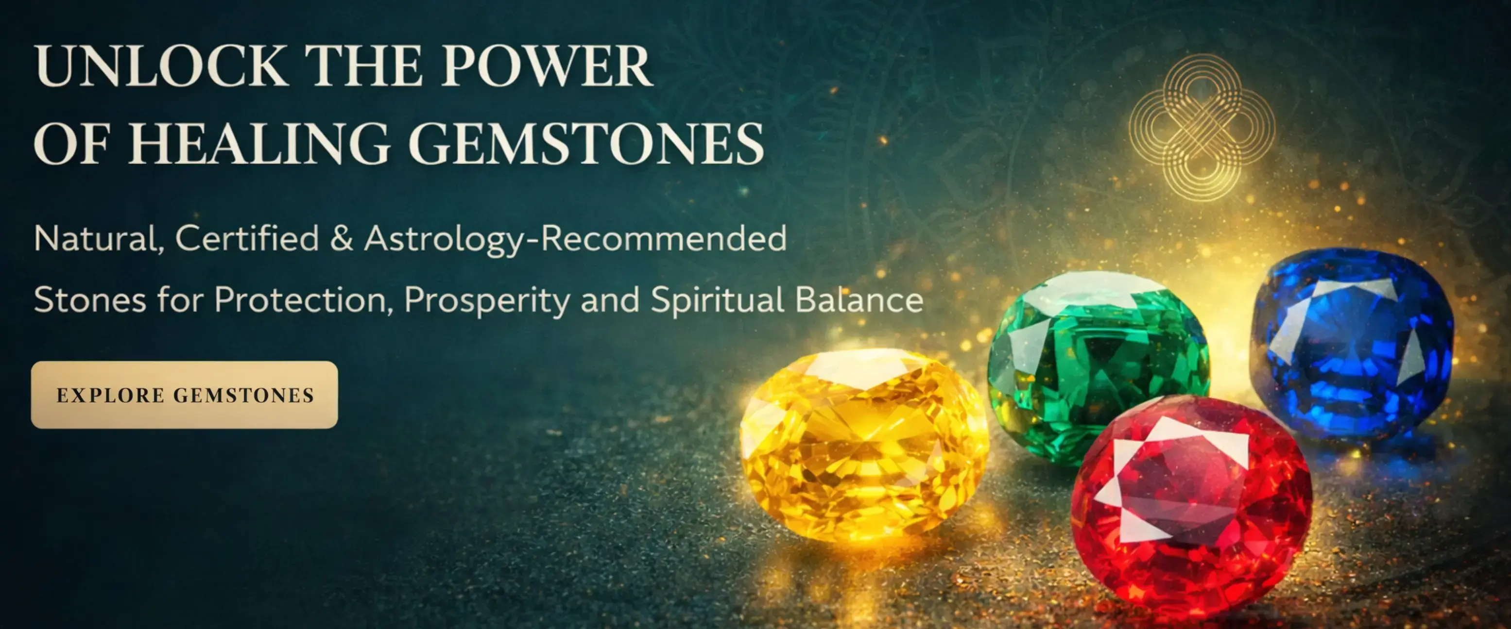 Premium natural gemstones with certification