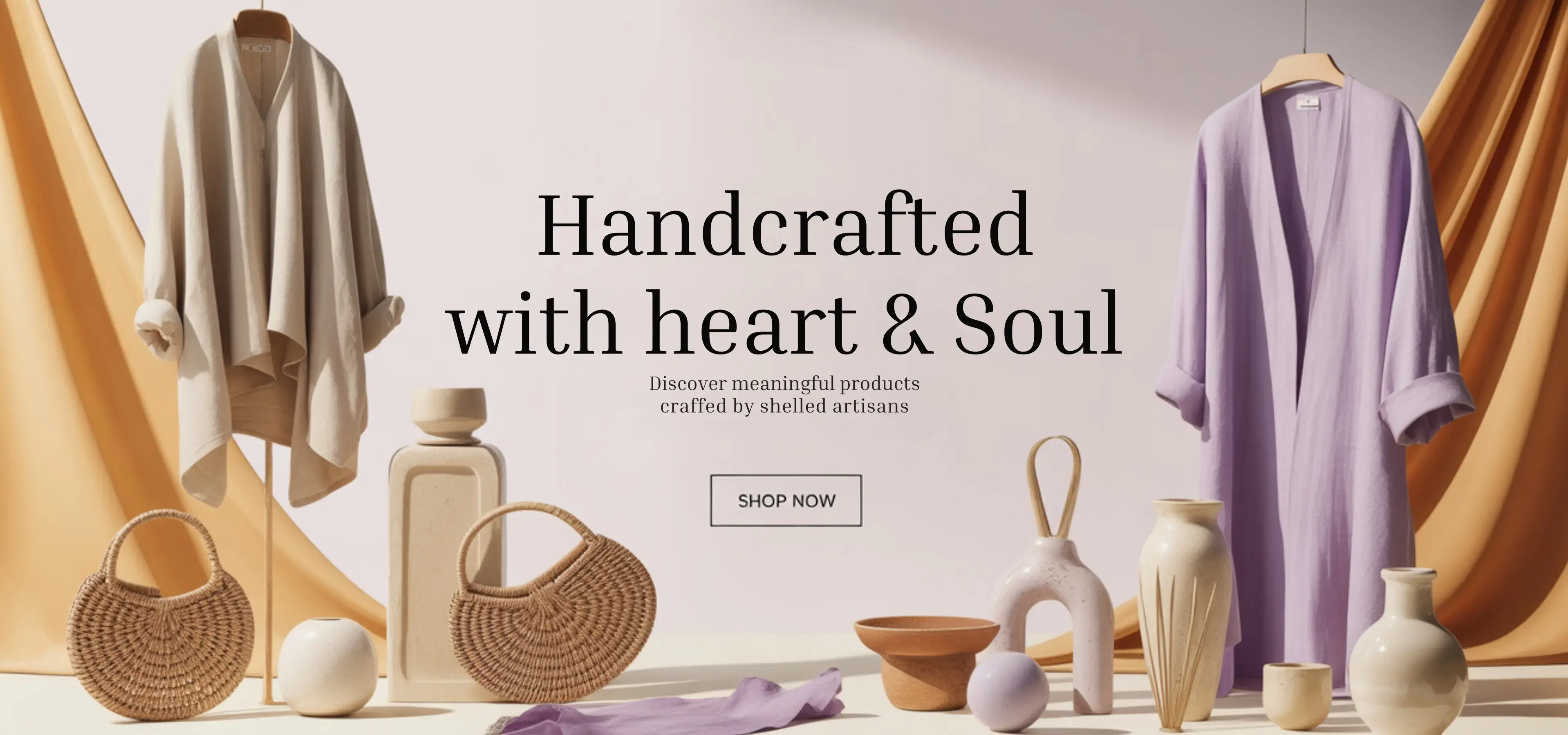 MERAKI handcrafted lifestyle and fashion products in elegant setting
