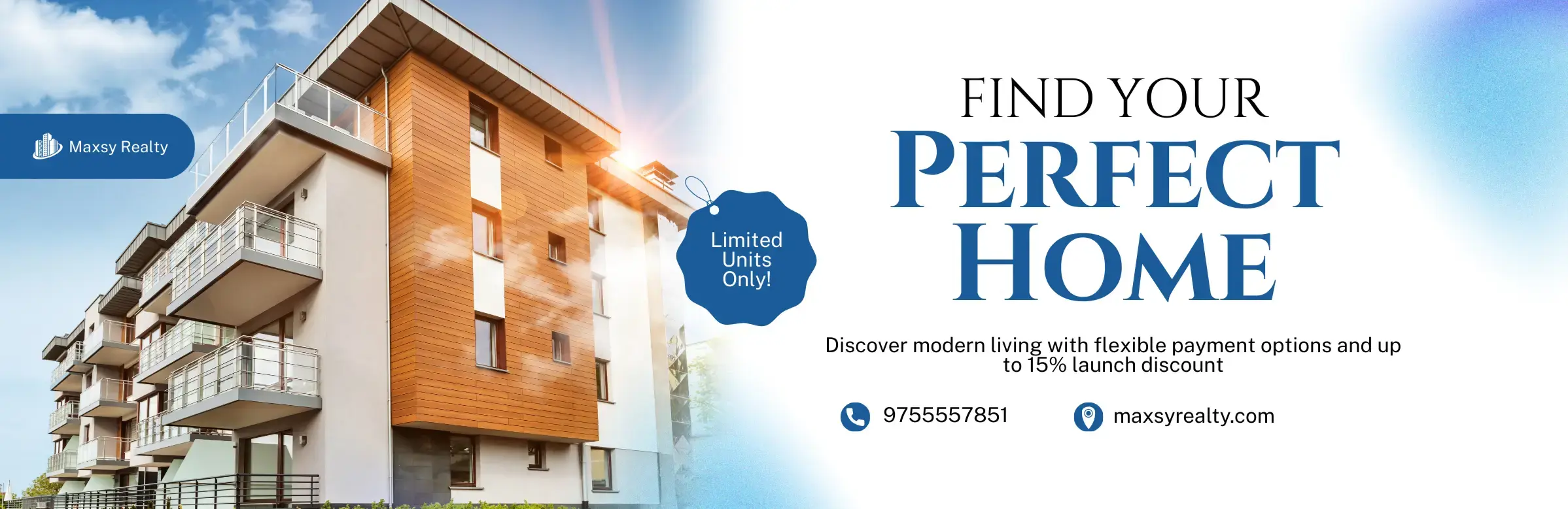 Luxury modern home exterior with professional landscaping