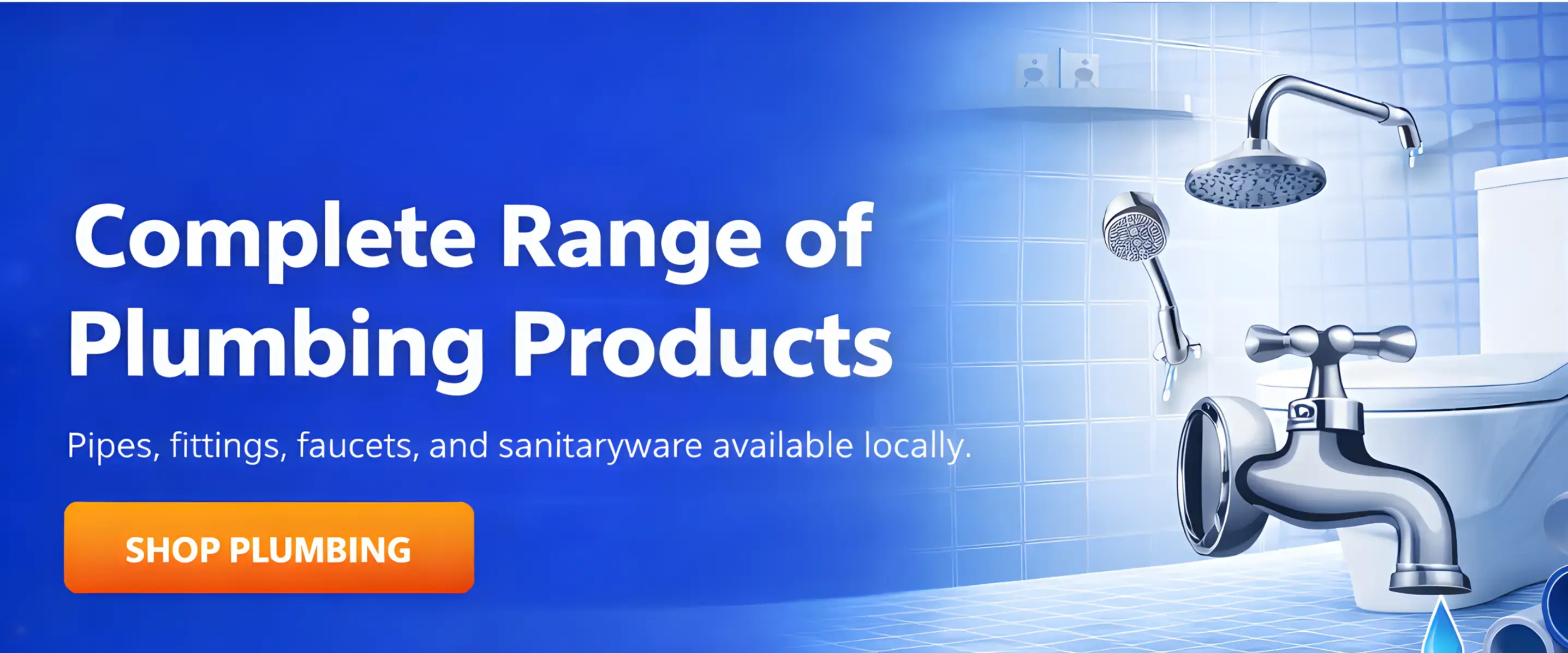 Professional electrical and plumbing products display